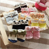 5Pairs Newborn baby cartoon socks